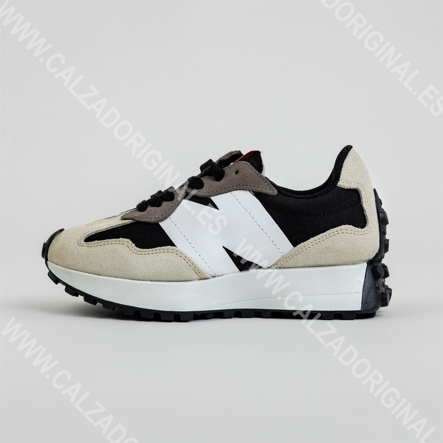 NEW BALANCE 327 BLANCO NEGRO BEGE
