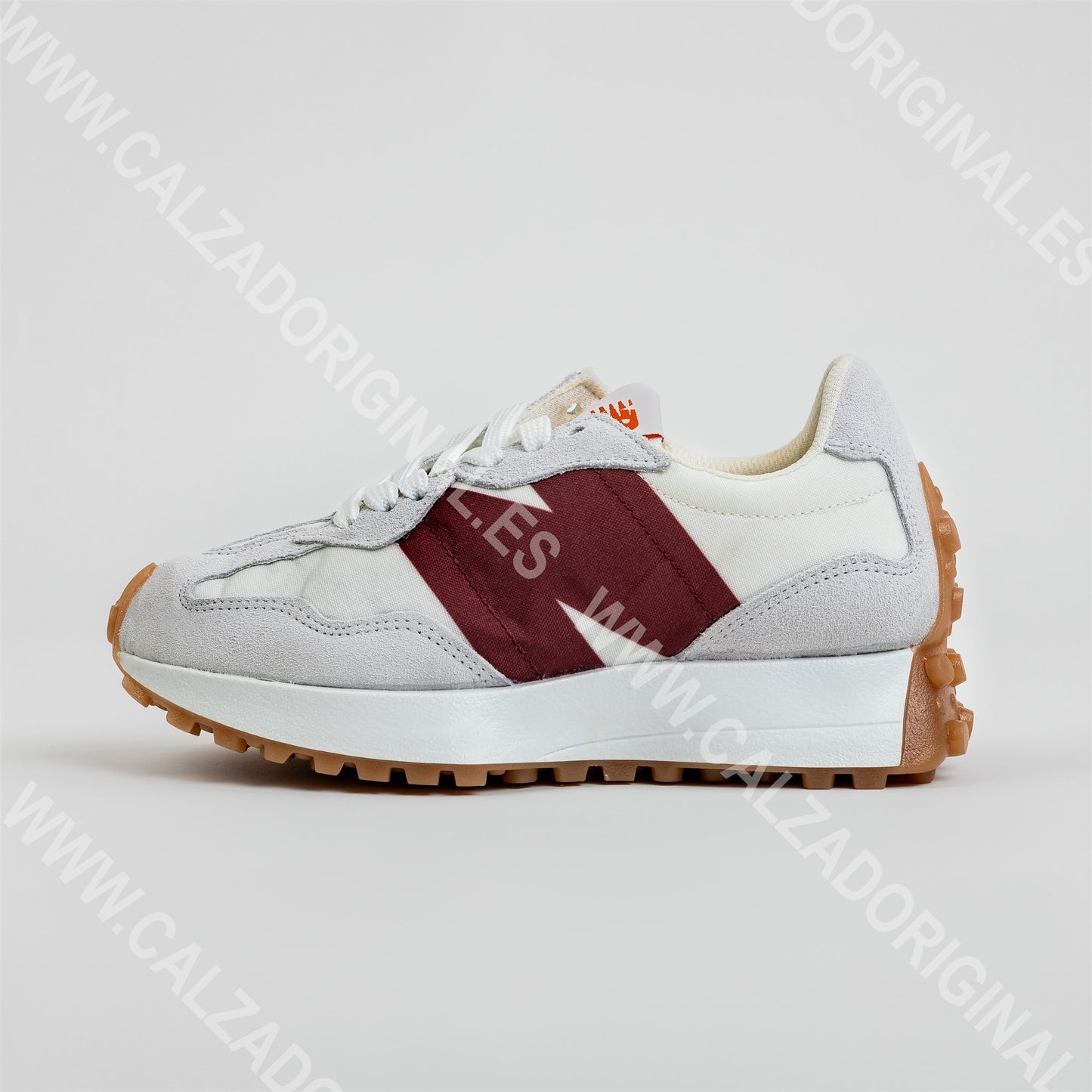 NEW BALANCE 327 BLANCO Y ROJO