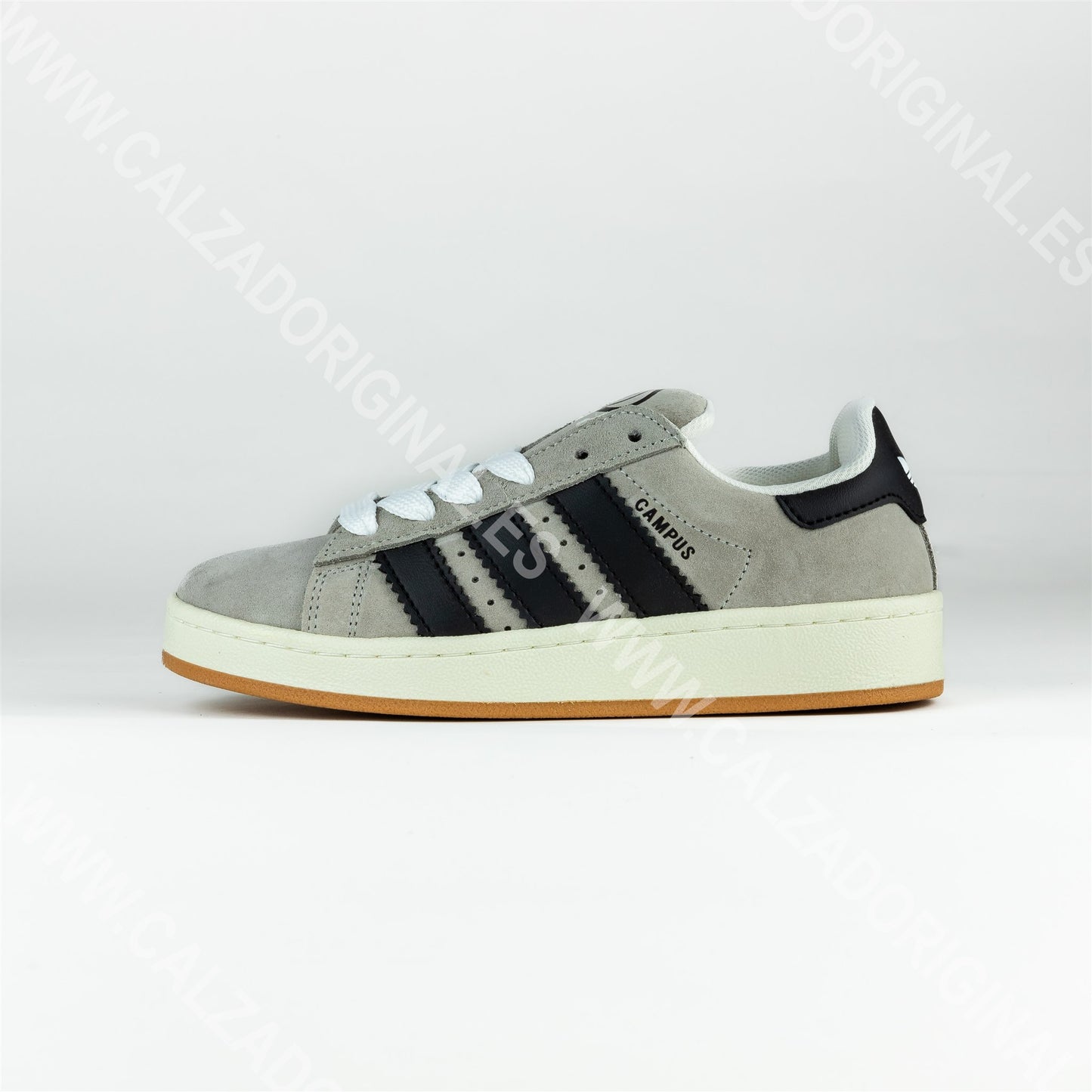 ADIDAS CAMPUS GRIS Y NEGRO